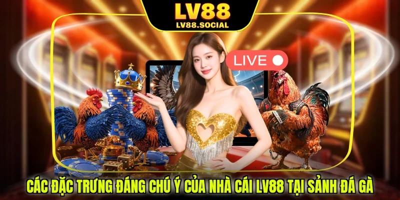 Các đặc trưng đáng chú ý của nhà cái LV88 tại sảnh đá gà