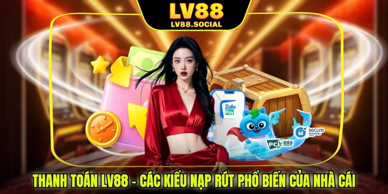Thanh Toán LV88 - Các Kiểu Nạp Rút Phổ Biến Của Nhà Cái